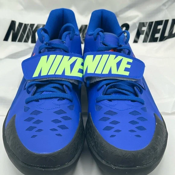 Men's Size 9 NEW Nike Zoom Rival SD 2 Racer Blue Black Throwing Shoes 685134-400 - Picture 2 of 9